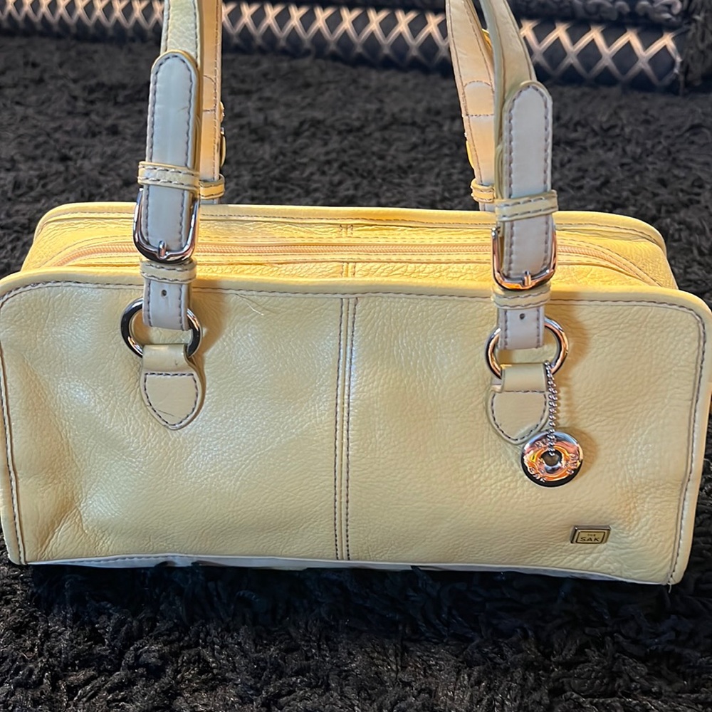 PEE-LOVED THE  SAK BAGS Color, yellow leather shoulder bags